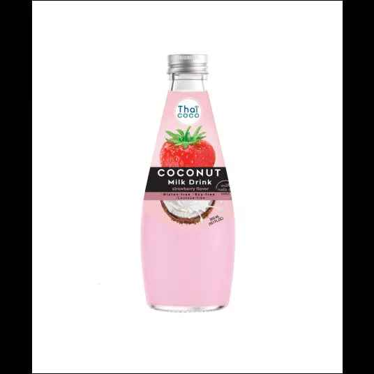 Coconut Strawberry Milk 300ml/ kokosriekstu-zemeņu piens 300ml