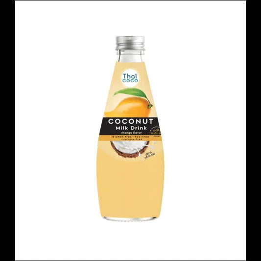 THAI COCO Coconut Milk Drink Mango Flavour/ THAI COCO kokosriekstu piena dzēriens ar mango garšu - Oishii Asian Mart
