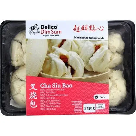 DELICO DIMSUM Pork Char Siu Bao/ DELICO DIMSUM Cūkgaļas Char Siu Bao - Oishii Asian Mart