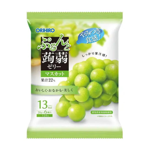 Orihiro Konjac Jerry Pouch Muscat/ Orihiro Konjac Jerry Pouch Muscat - Oishii Asian Mart