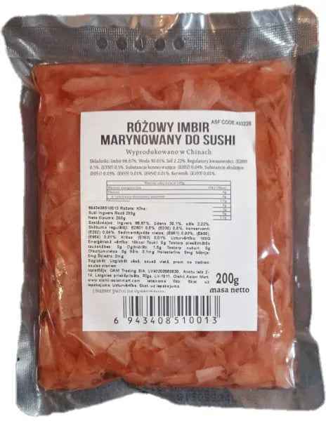 Sushi Ginger Pink 200g/ Suši Ingvers Rozā 200g