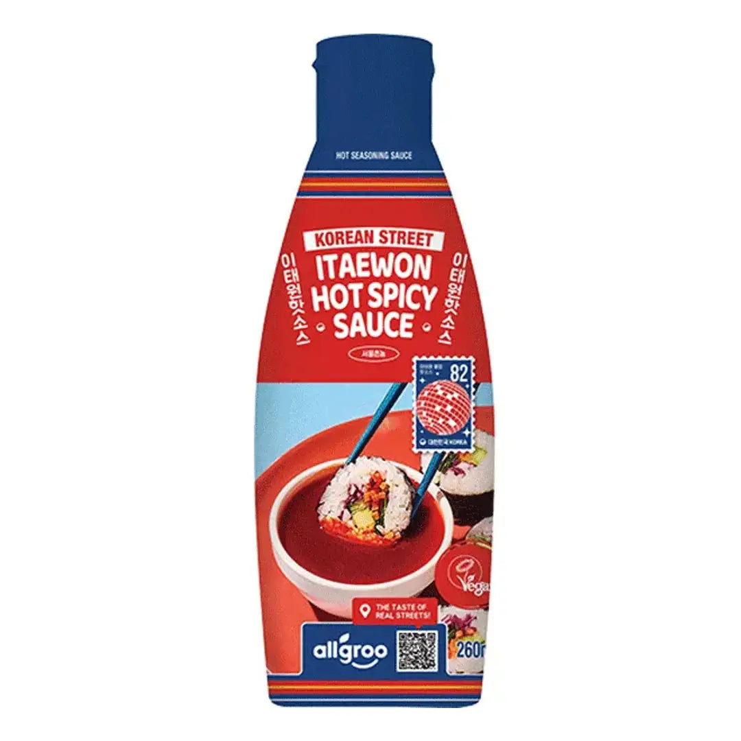 KOREAN STREET South Korea Itaewon Korean Hot Sauce/ KOREJAS IELAS Itaewon Korejiešu asā mērce - Oishii Asian Mart