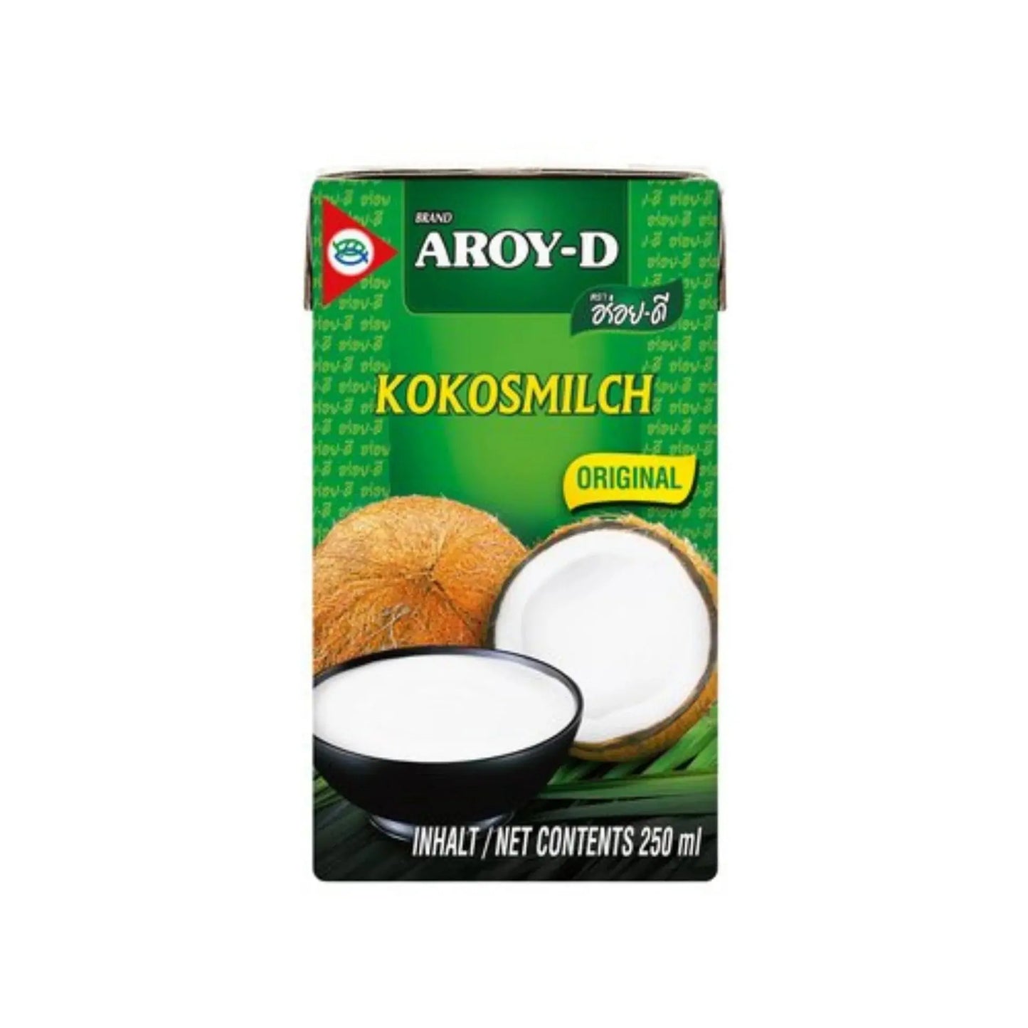AROY-D Coconut Milk 250ml/ AROY-D Kokosriekstu piens 250ml - Oishii Asian Mart