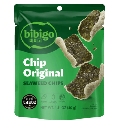 BIBIGO Seaweed Chips Original 40g/ BIBIGO jūraszāļu čipsi, oriģinālie, 40 g LAY’S