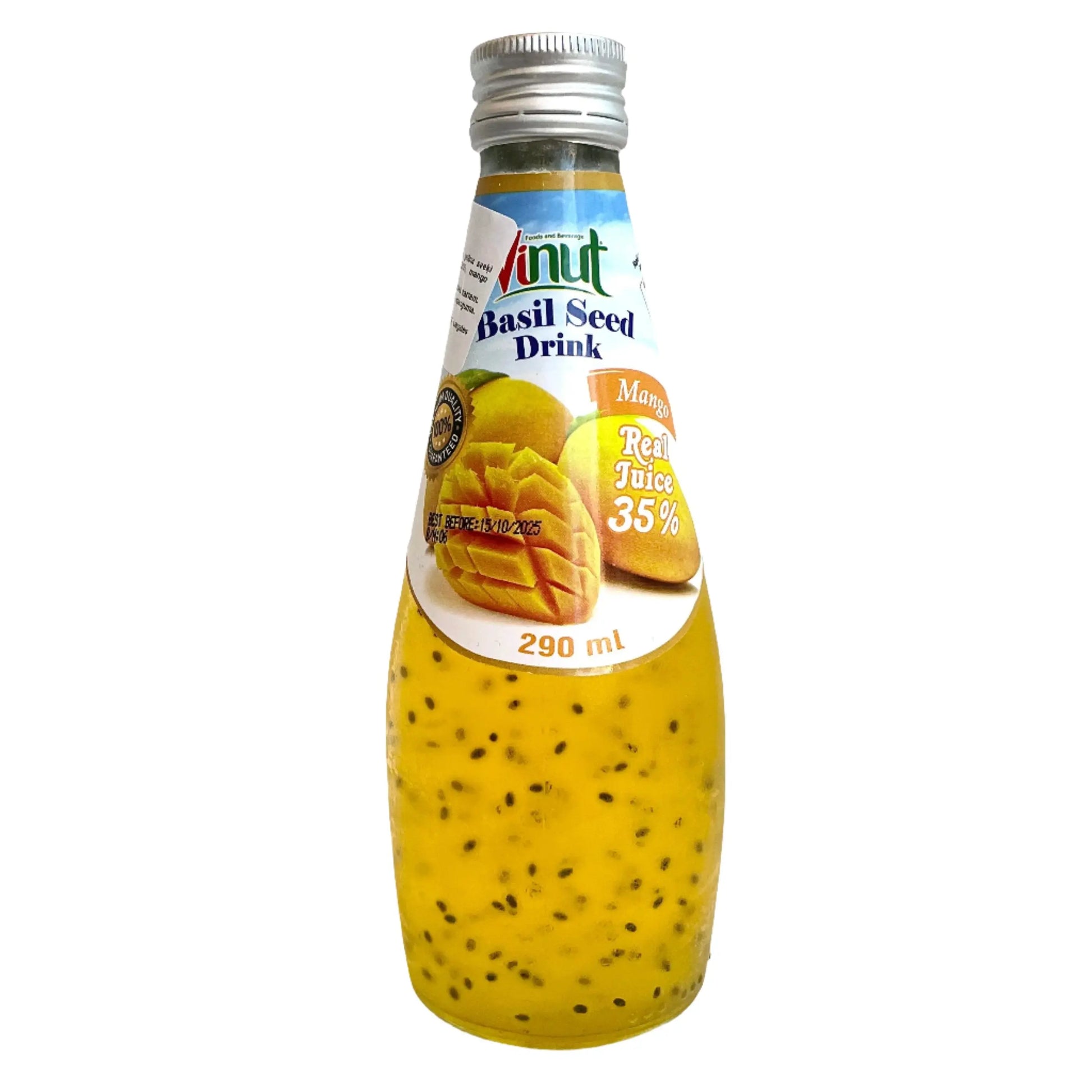 Basil Seed Drink Mango 290ml - Oishii Asian Mart