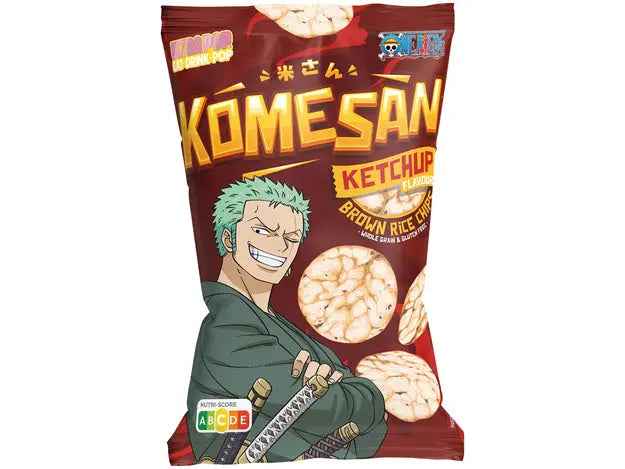 Rice chips ketchup Komesan ULTRA P 60g/ Rīsu čipsi Kečups Komesan ULTRA P 60g