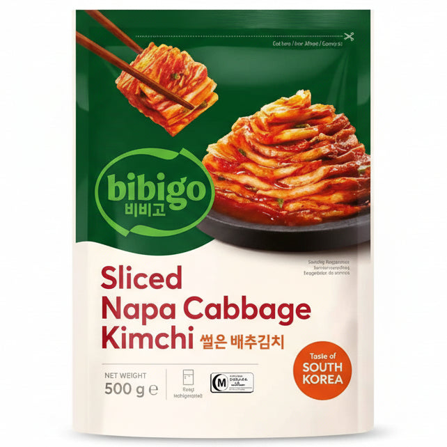CJ Bibigo Sliced Kimchi 500g/ CJ Bibigo Sagriezts Kimči 500g