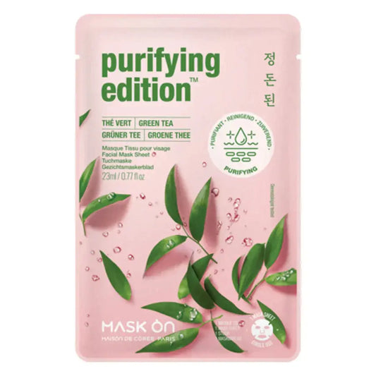 Facial Mask Sheet with Green tea Purifying mask sheet - Oishii Asian Mart