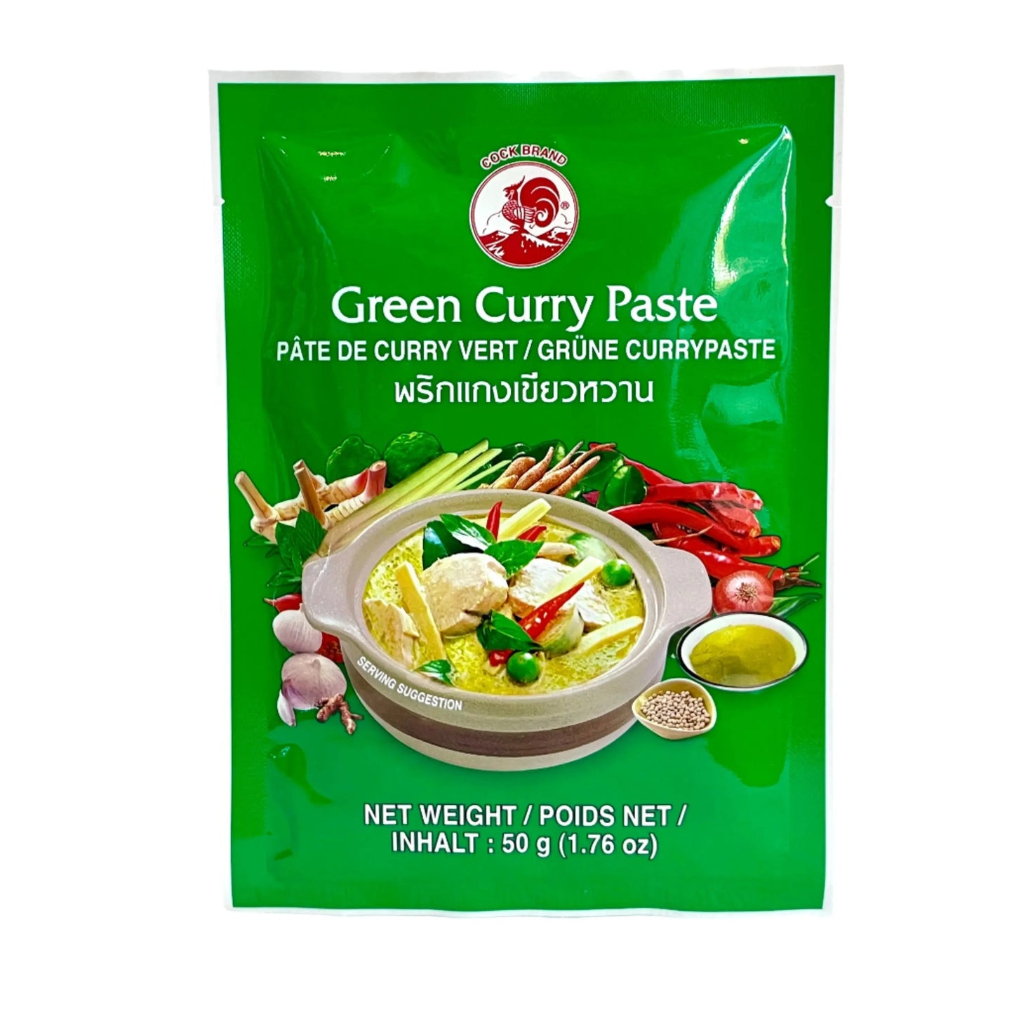 Green Curry Paste 50g / Zaļā Karija Pasta 50g - Oishii Asian Mart
