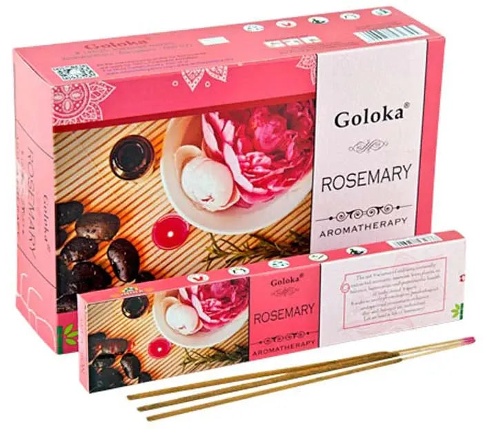 GOLOKA India Incense sticks rosemary 15 g GOLOKA