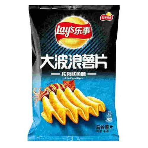 LAY’S Squid Flavour Chip 70g/ LAY’S Čipsi ar Kalmāra Garšu 70 g