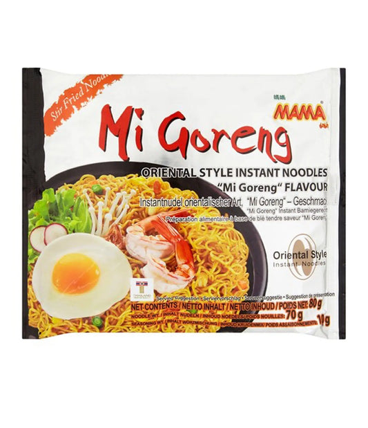 MAMA Oriental Style Mi Goreng Flavour/ MAMA Austrumu stila Mi Goreng Garšas Nūdeles - Oishii Asian Mart