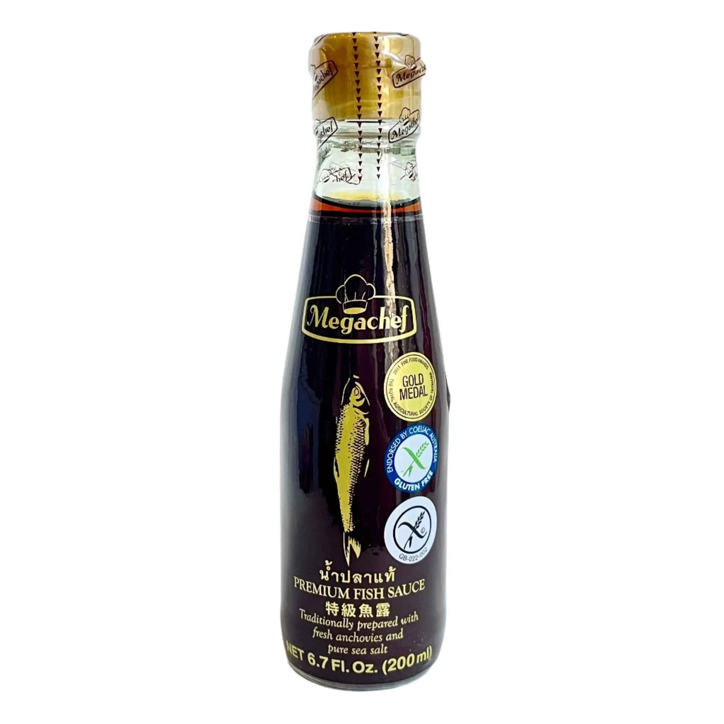 Premium Fish Sauce MEGA CHEF 200ml/ Zivju Mērce MEGA CHEF 200ml
