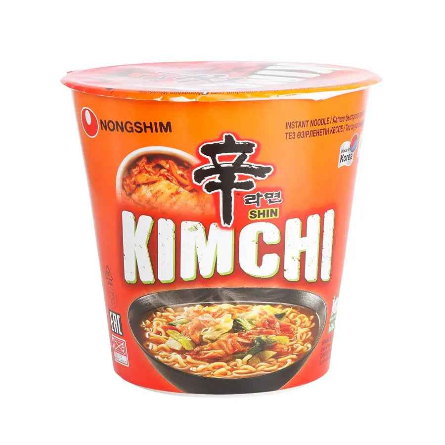 Nongshim Instant Noodles Kimchi Ramen 75g/ Nongshim Kimči Nūdeles Trauciņā