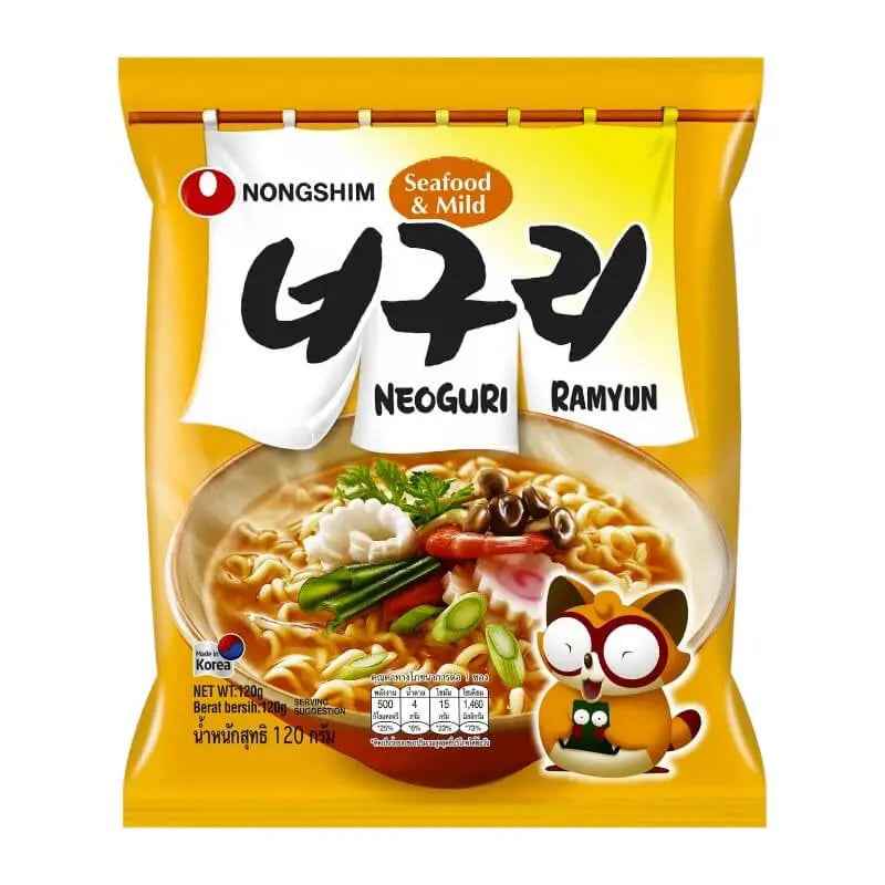 NONGSHIM Instant Noodle Neoguri Mild/ NONGSHIM Ātri Pagatavojamās Nūdeles Neoguri Maigs