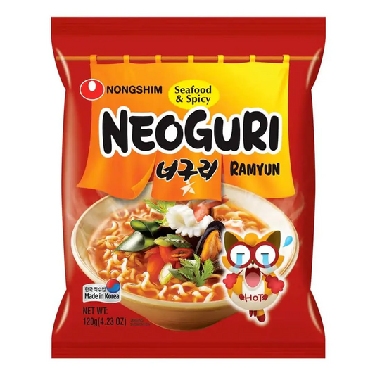 Nongshim Shin Ramyun KR Instant noodles seafood hot (Neoguri) 120 g NONG SHIM KR