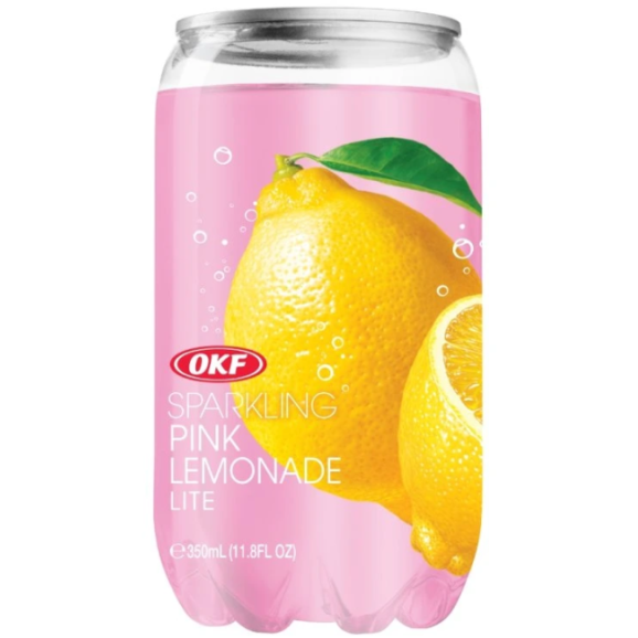 OKF Sparkling Pink Lemonade 350ml/ OKF gāzēta rozā limonāde 350 ml
