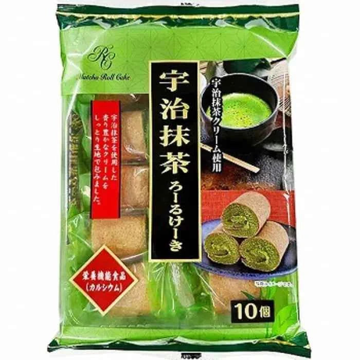 Yamauchi Uji Matcha Roll Cake 140g/ Yamauchi Uji Matcha ruletes kūka 140g