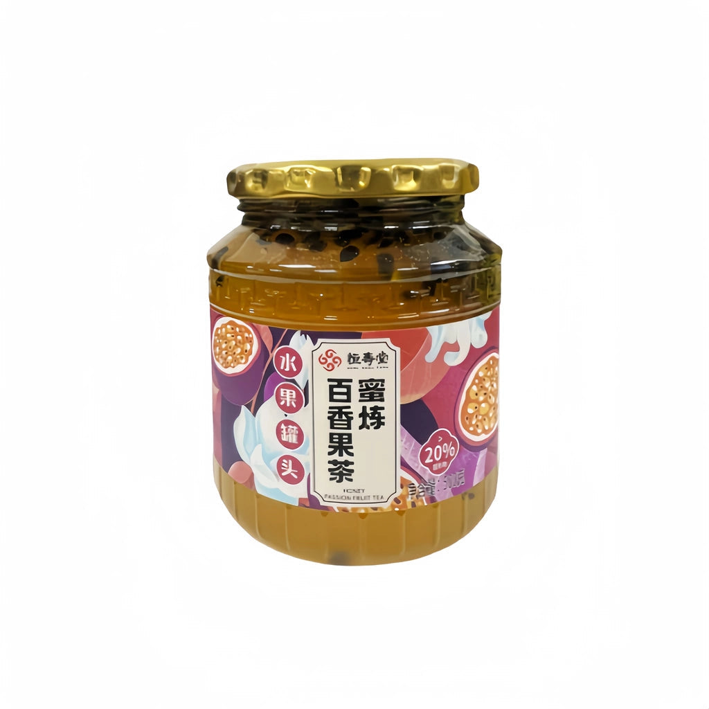 Heng Shou Tang Passion Fruit Tea 500g/ Heng Shou Tang pasifloru augļu tēja 500 g Oishii Asian Mart