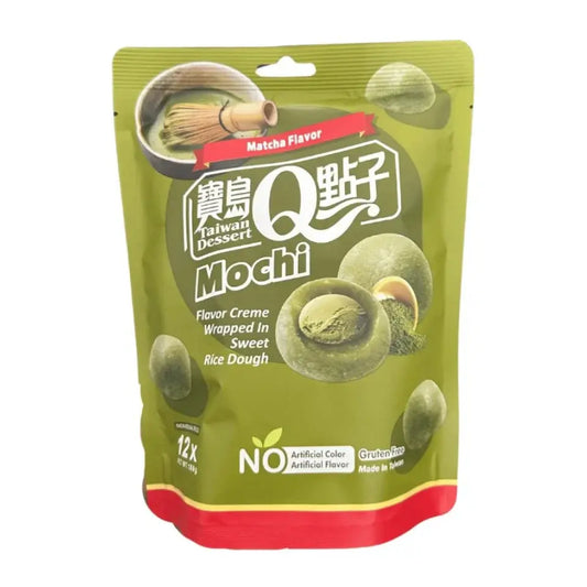 Q-BRAND Mochi Matcha Flavour/ Q-BRAND Mochi Matcha garša - Oishii Asian Mart