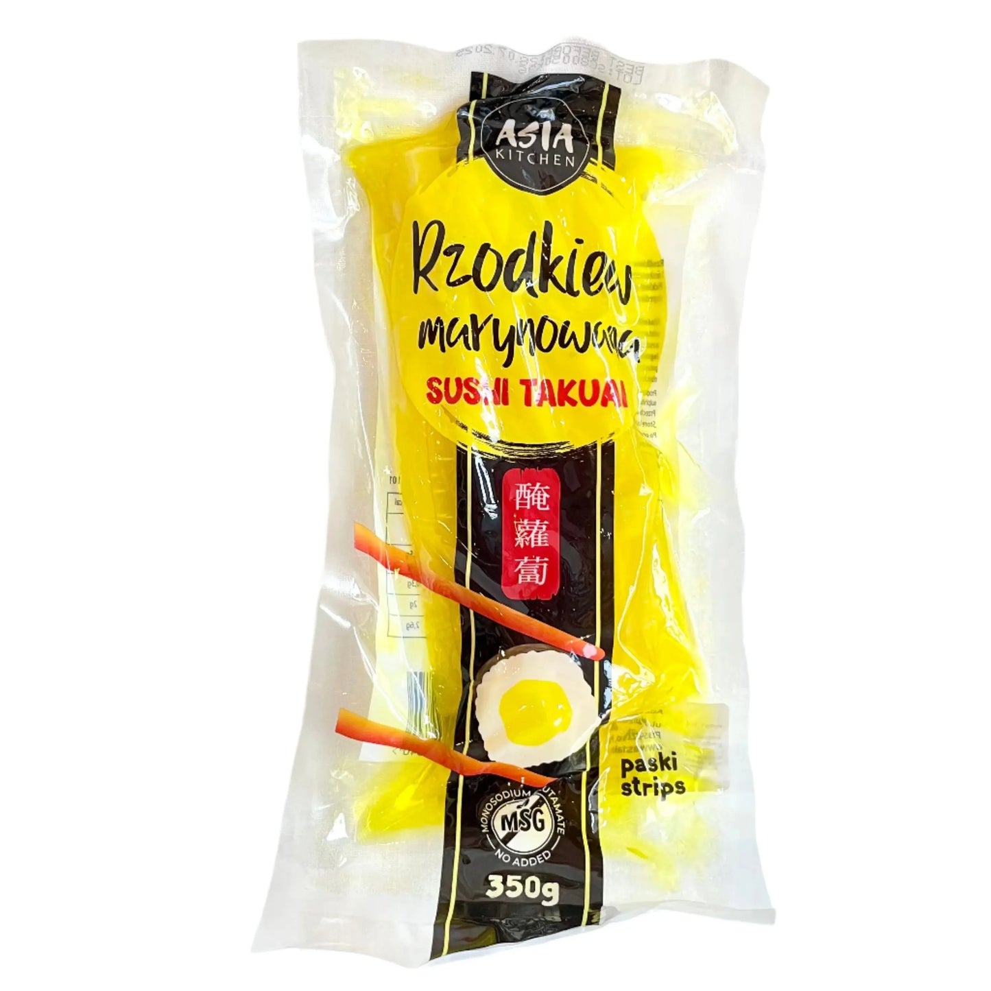 ASIA KITCHEN Sushi Pickled Radish 350g/ ASIA KITCHEN Suši Marinētais Redīss 350g - Oishii Asian Mart