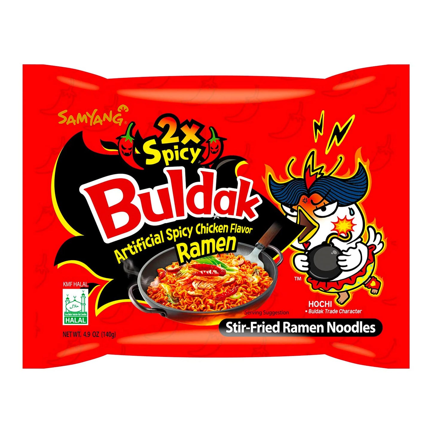 SAMYANG 2x Spicy Hot Chicken Flavour/ SAMYANG 2x pikantās asās vistas garša - Oishii Asian Mart