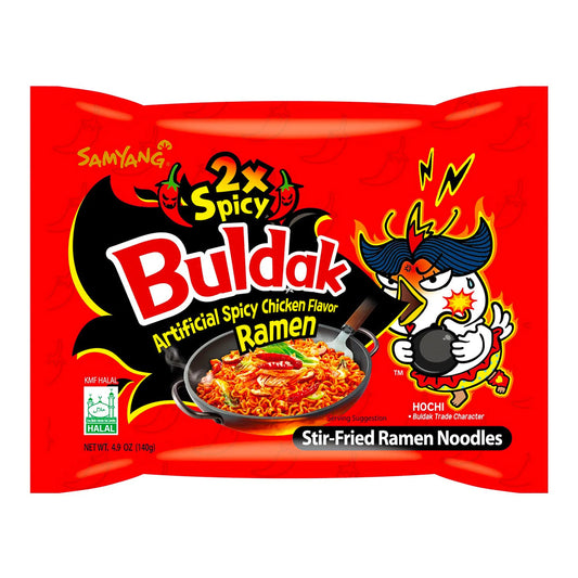 SAMYANG 2x Spicy Hot Chicken Flavour/ SAMYANG 2x pikantās asās vistas garša - Oishii Asian Mart