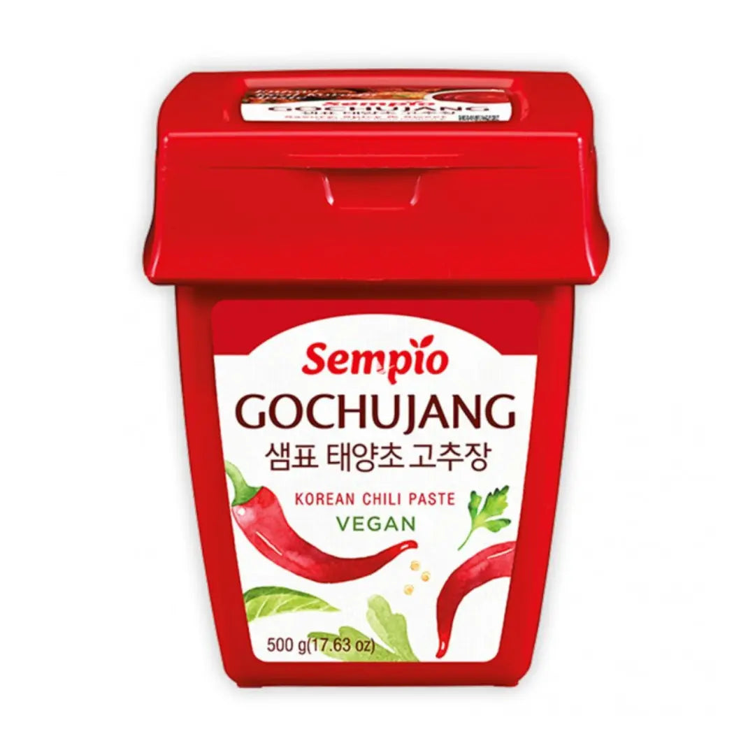 SEMPIO GOCHUJANG Korean Chili Paste Vegan 500g/ SEMPIO GOCHUJANG Korejiešu čili pasta Vegāns 500g - Oishii Asian Mart