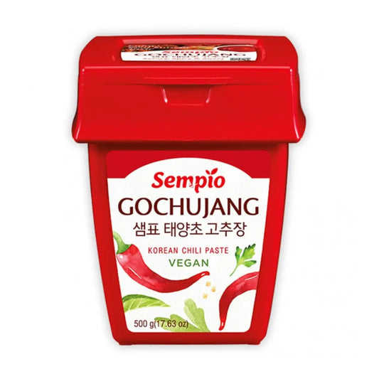 SEMPIO GOCHUJANG Korean Chili Paste Vegan 500g/ SEMPIO GOCHUJANG Korejiešu čili pasta Vegāns 500g - Oishii Asian Mart