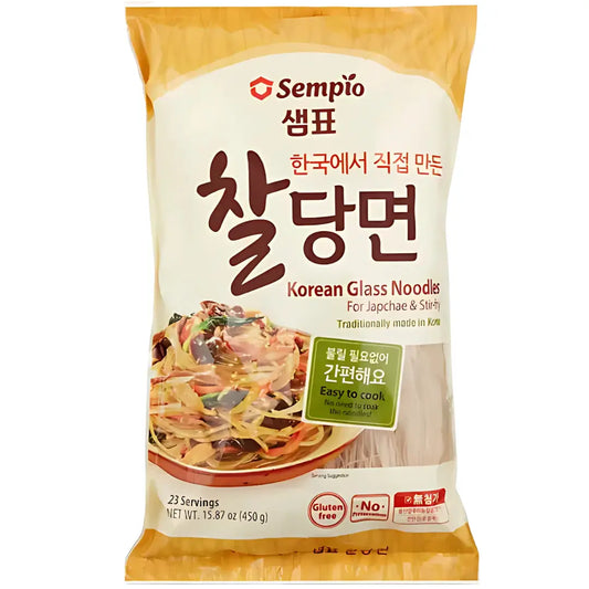 SEMPIO Korean Glass Noodle 450g/ SEMPIO korejiešu stikla nūdeles 450g - Oishii Asian Mart