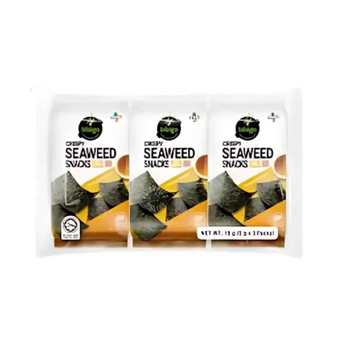 BIBIGO Crsipy Seaweed Sesame Flavour 5gx3/ BIBIGO kraukšķīgās jūraszāles ar sezamu 5gx3