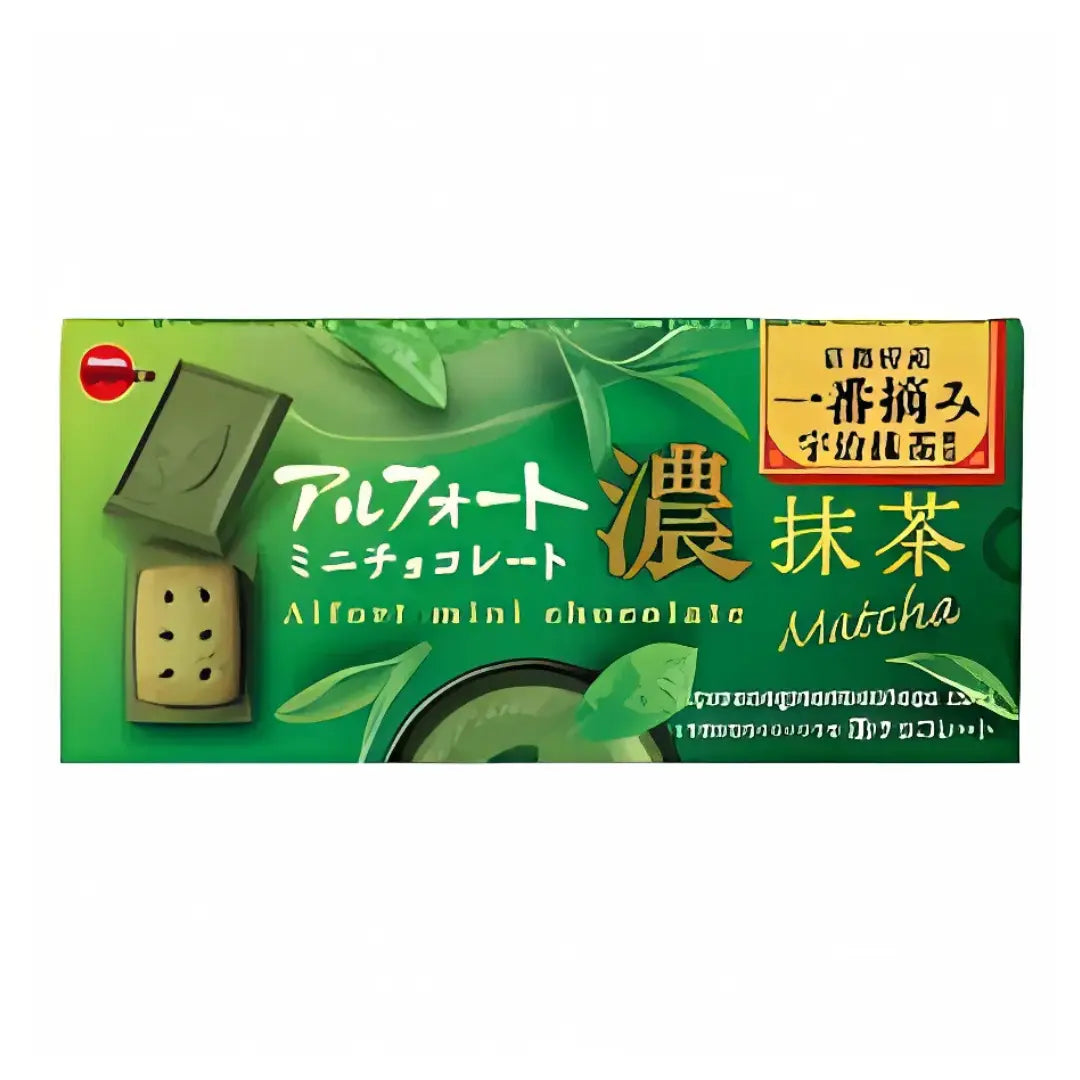 BOURBON Alfort Mini Chocolate Matcha 60g/ BOURBON Alfort Mini šokolādes Matcha 60g - Oishii Asian Mart