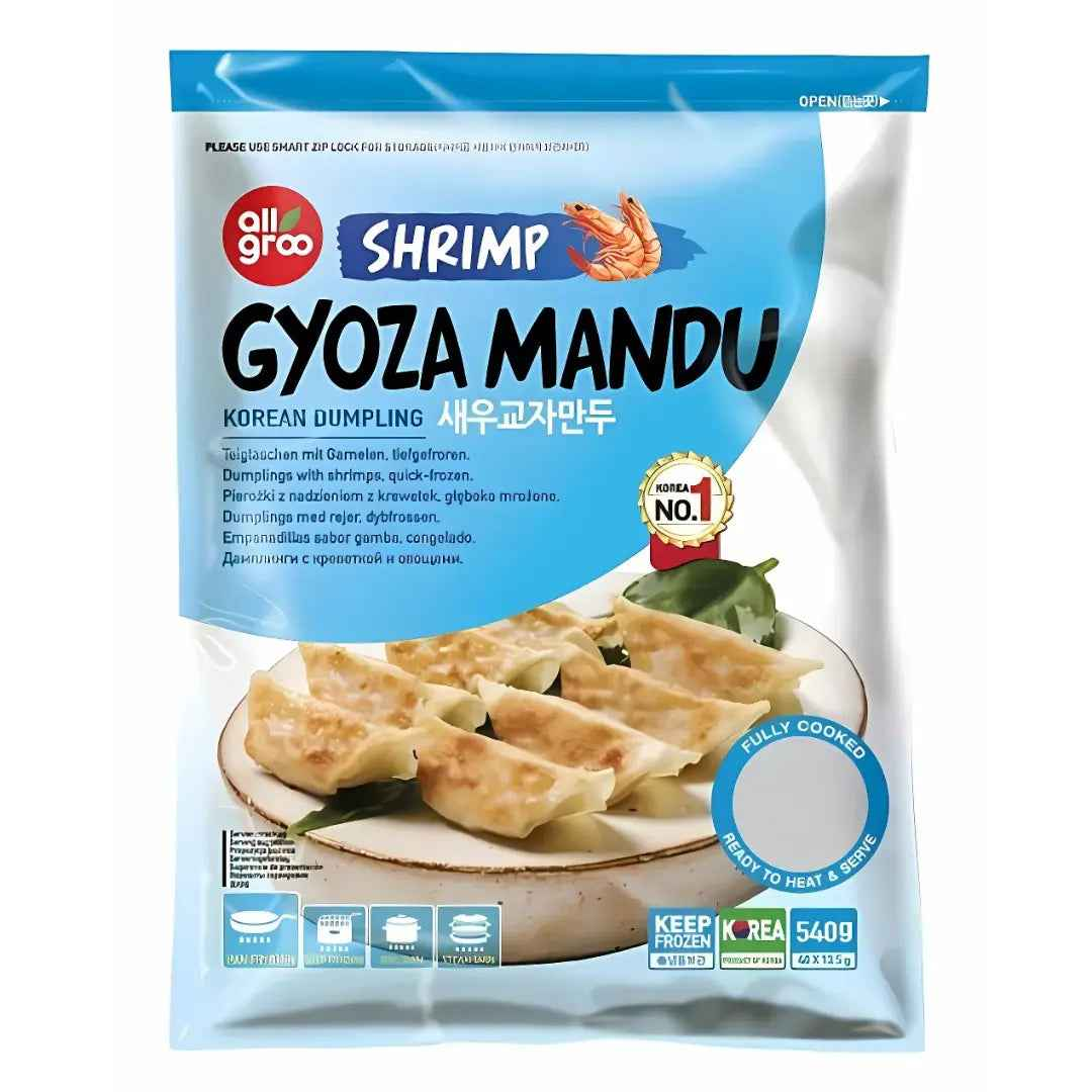 Allgroo Gyoza Mandu Shrimp 540g/ Allgroo Gyoza Mandu ar Garnelēm 540g
