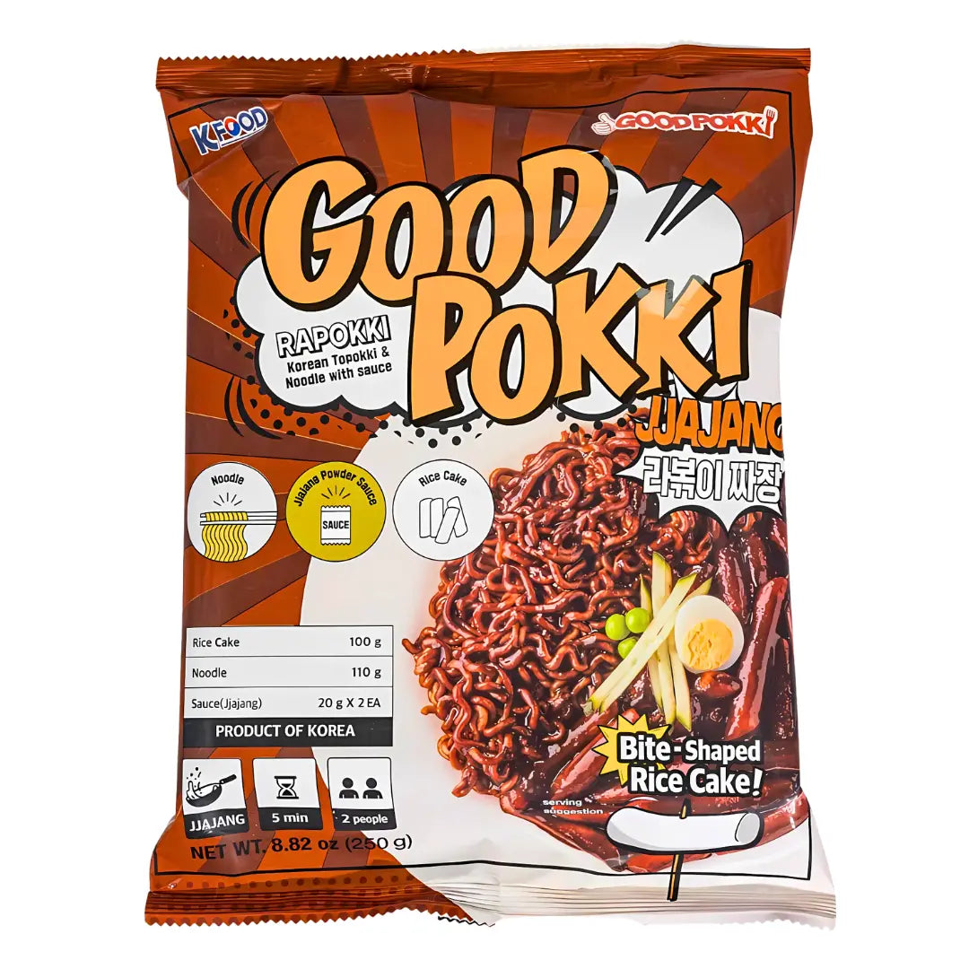 HYHS Jjajang Rapokki (2 portions) 250g/ HYHS Džadžang rapoki (2 porcijas) 250g (KOREJA) Oishii Asian Mart