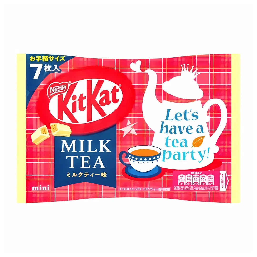 NESTLE Kitkat Mini Milk Tea Flavour 81,2g/ NESTLE KitKat Mini piena tējas garša 81,2g - Oishii Asian Mart
