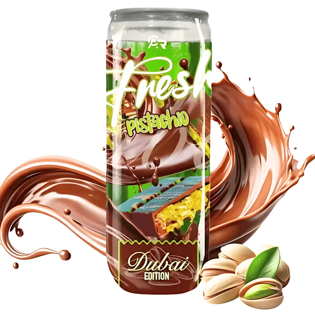 ACR Fresh Pistachio Dubai Edition Drink 330ml/ ACR Svaigu Pistāciju Dzēriens Dubai Izdevums 330ml - Oishii Asian Mart