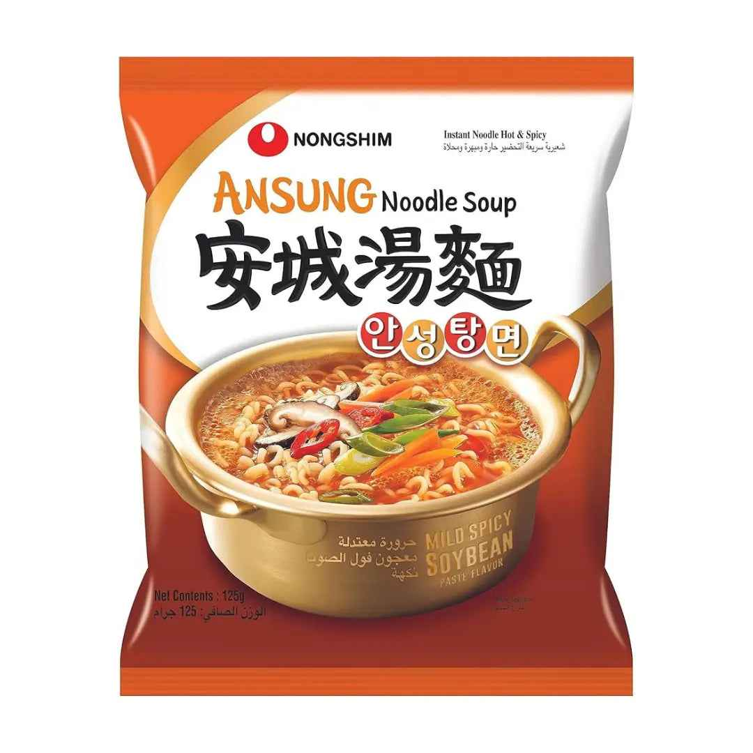 Instant Noodles Ansungtangmyun Nong Shim/ Ātri pagatavojamās nūdeles Ansungtangmyun Nong Shim
