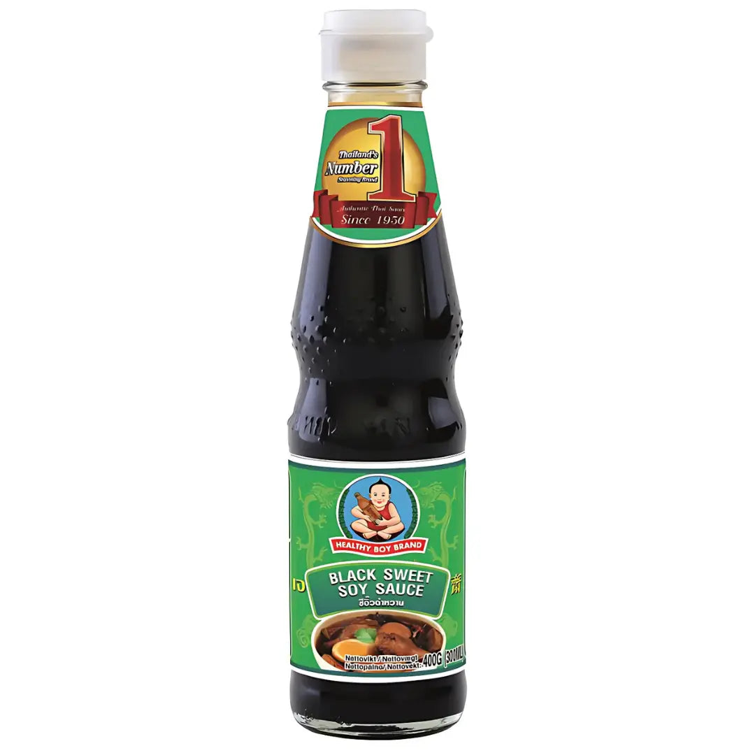 HEALTHY BOY Sweet Soy sauce, dark 300ml/ HEALTHY BOY Saldā Sojas Mērce, Tumšā 300ml - Oishii Asian Mart