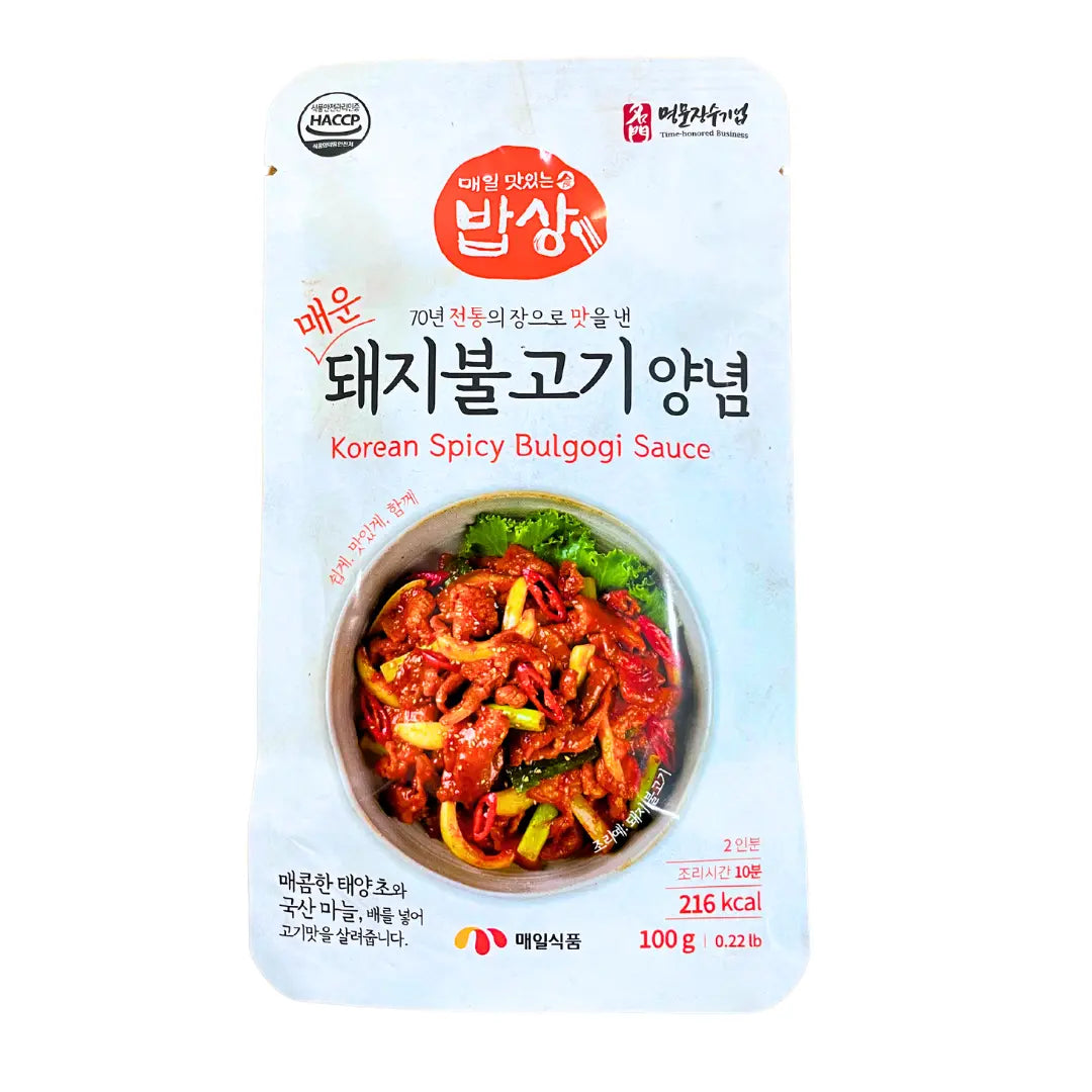 Maeil Korean Spicy Bulgogi 100g/ Maeil Korejiešu pikantā Bulgogi mērce 100g - Oishii Asian Mart