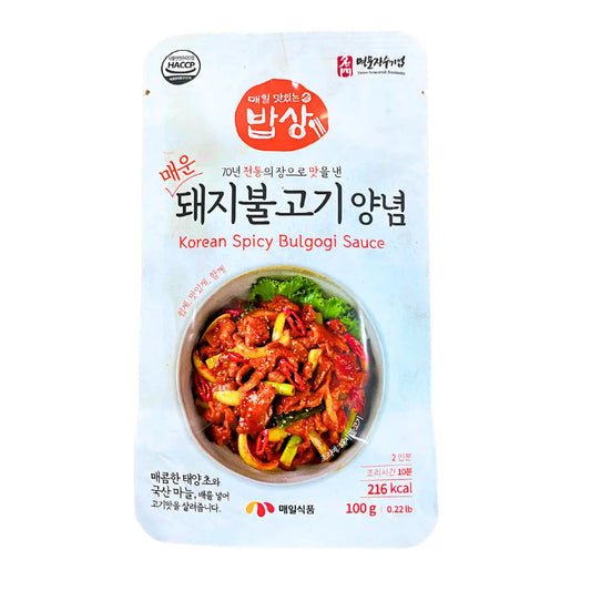 Maeil Korean Spicy Bulgogi 100g/ Maeil Korejiešu pikantā Bulgogi mērce 100g - Oishii Asian Mart