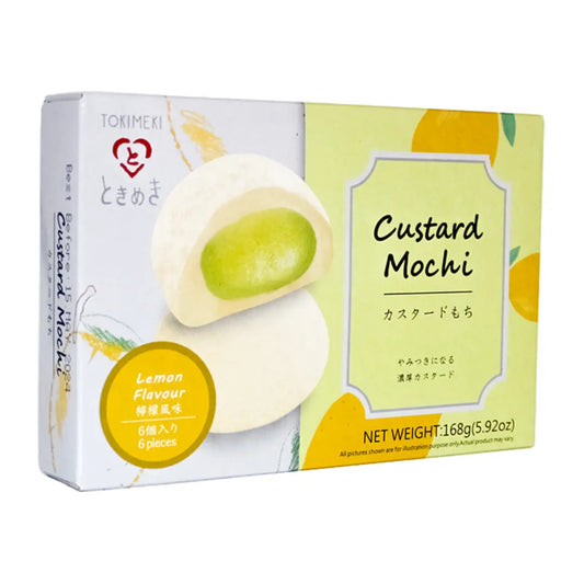 Tokimeki Custard Mochi Lemon/ Augļu Mochi Citronu - Oishii Asian Mart