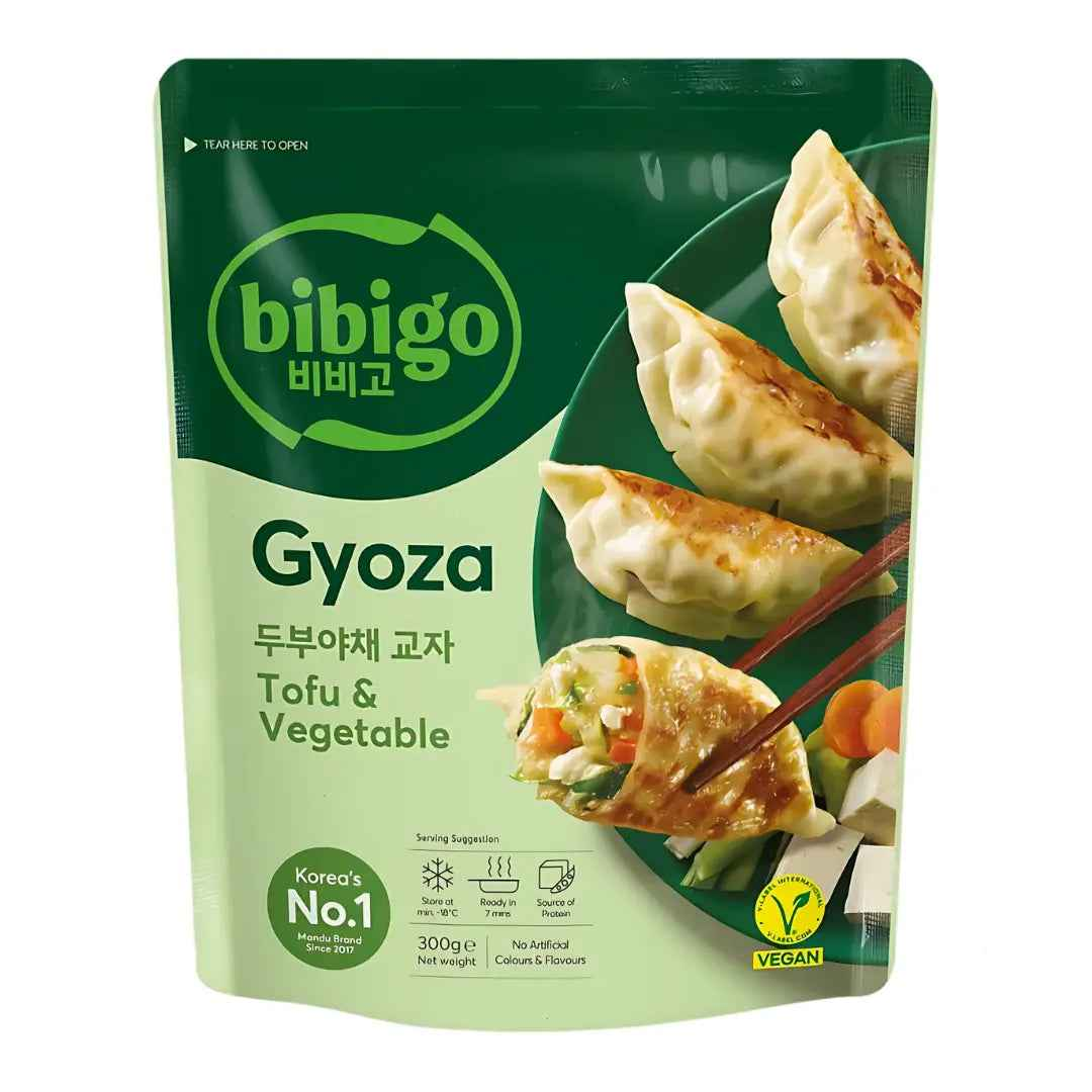 BIBIGO Gyoza Tofu and Vegetable 300g/ BIBIGO Gyoza ar tofu un dārzeņiem 300g