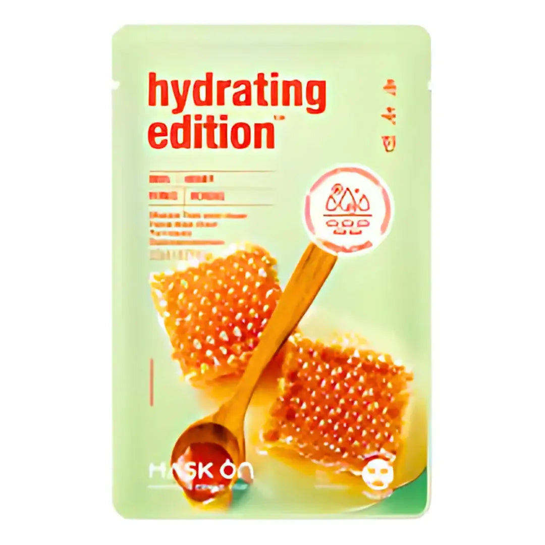 Facial Mask Sheet with Honey Hydrating/ Sejas maska ar medus mitrinošo efektu - Oishii Asian Mart