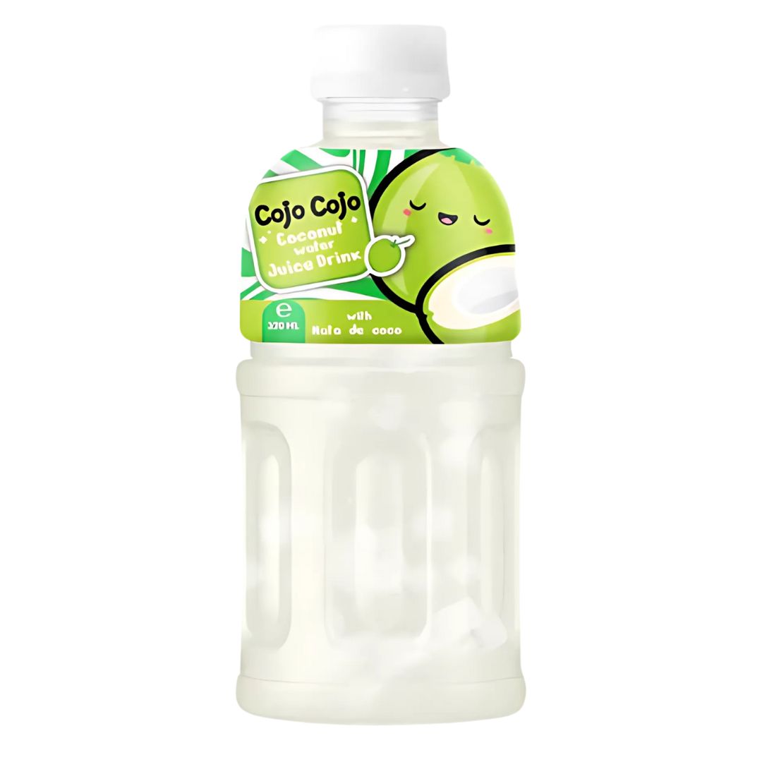 COJO COJO Coconut Juice with Nata De Coco 320ml/ COJO COJO kokosriekstu sula ar Nata de Coco 320ml - Oishii Asian Mart
