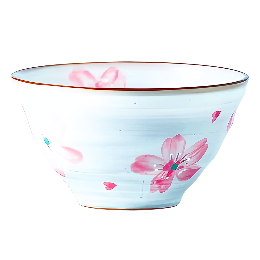 Ceramic Bowl Pink Sakura/ Keramikas bļoda Rozā Sakura Oishii Asian Mart
