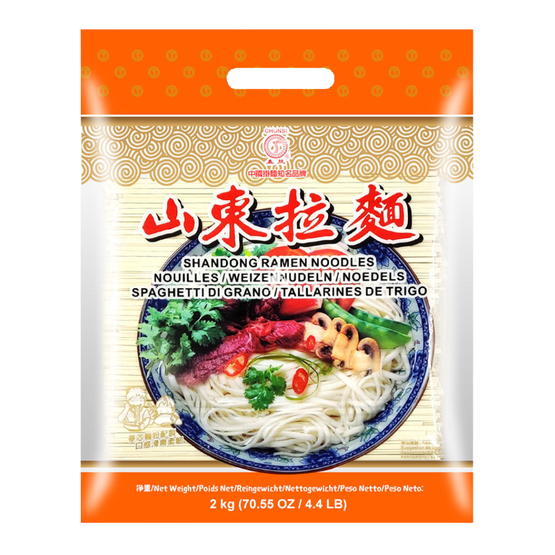 SHANDONG Ramen Noodle 2kg/ SHANDONG Ramen nūdeles 2kg Oishii Asian Mart
