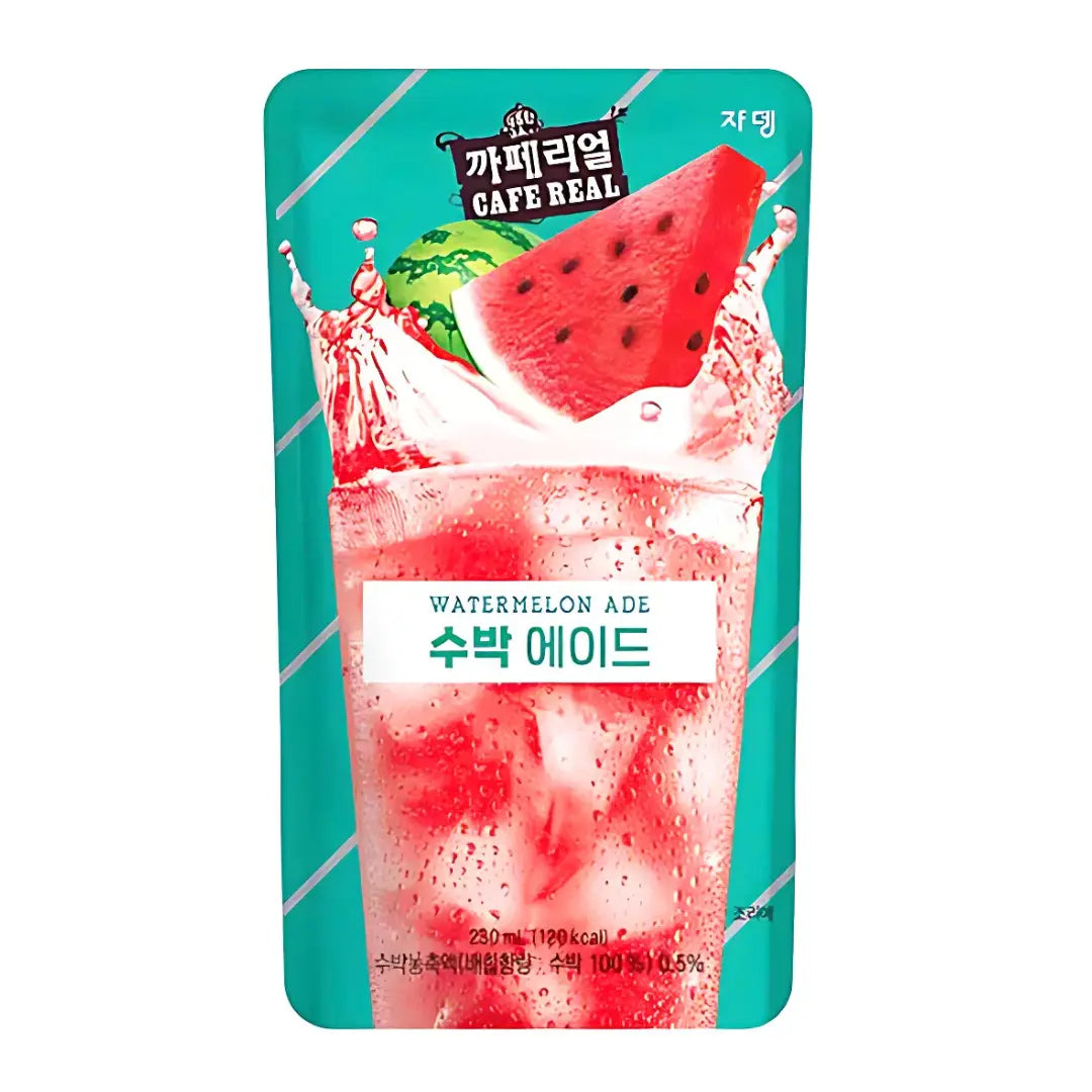 CAFE REAL Watermelon Ade 230ml/ CAFE REAL Arbūzs Ade 230ml - Oishii Asian Mart