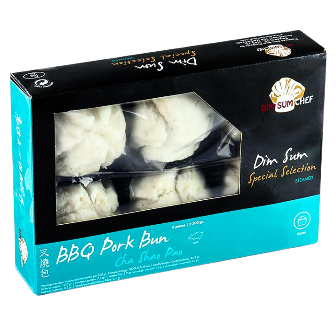 Cha Shao Pao - dumplings with pork 300g/ Cha Shao Pao – pelmeņi ar cūkgaļu, 300g Oishii Asian Mart