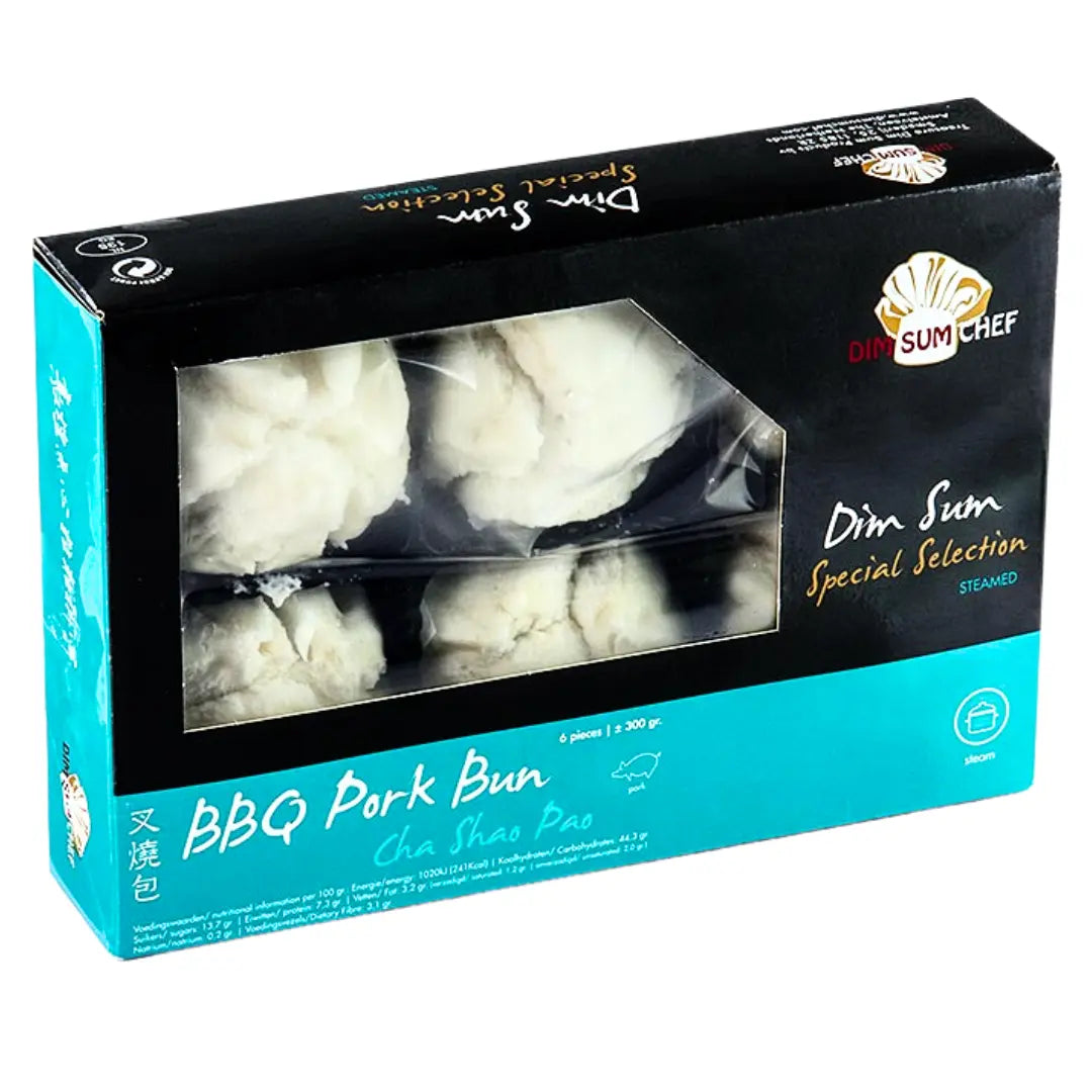 Char Siu Pao - Steamed Pork Buns 300g/ Char Siu Pao – Cūkgaļas maizītes 300g Oishii Asian Mart