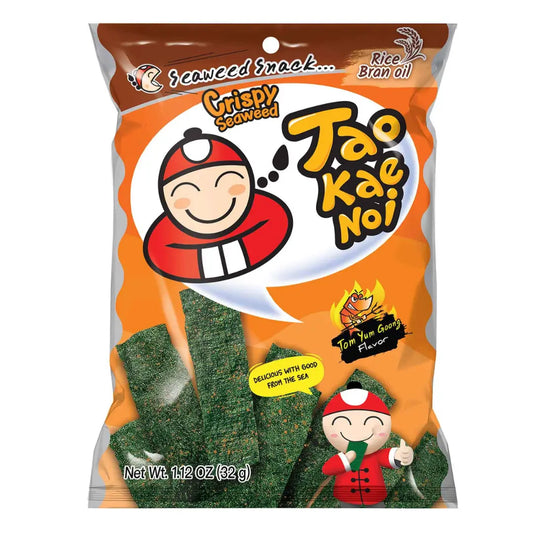 TKN Crispy Seaweed Tom Yum Flavour 59g/ TKN kraukšķīgas jūraszāles Tom Yum garša 59g - Oishii Asian Mart